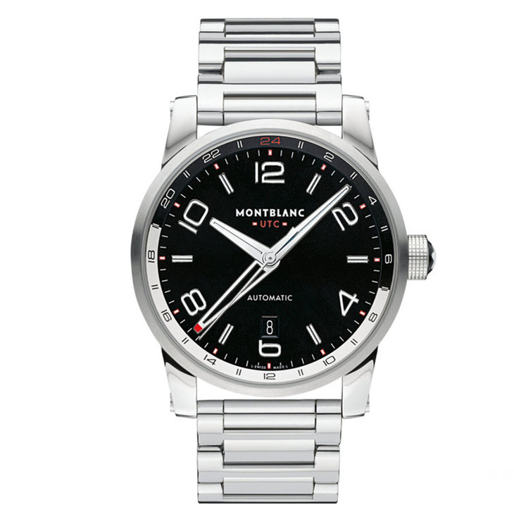 万宝龙montblanc时光行者系列男士自动机械腕表手表u0109135