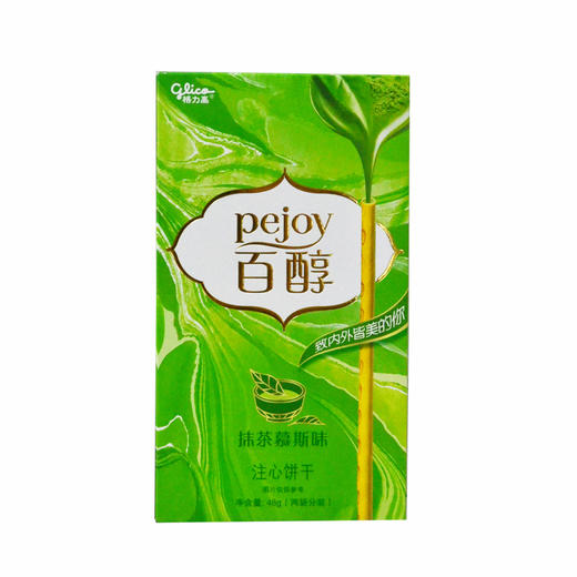 格力高百醇抹茶慕斯味注心饼干48g 商品图0