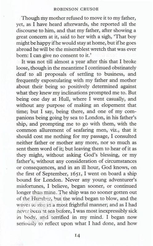 预售 【中商原版】Collectors Library系列：罗宾逊漂流记 英文原版 Robinson Crusoe 笛福 商品图4