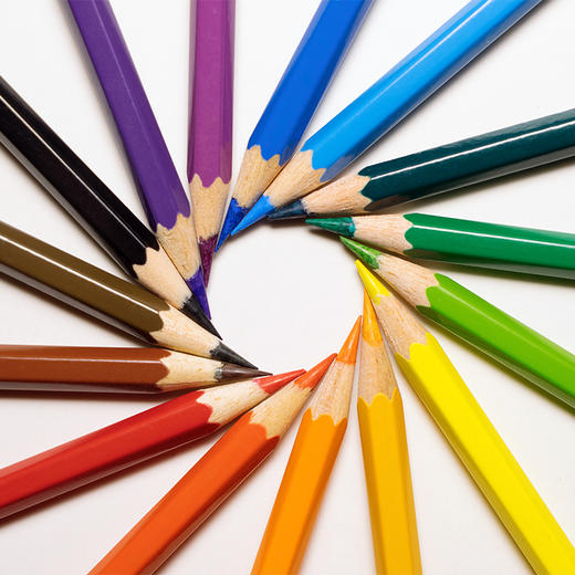 巧米彩色铅笔36色学生手绘填色环保彩铅绘画笔 商品图1