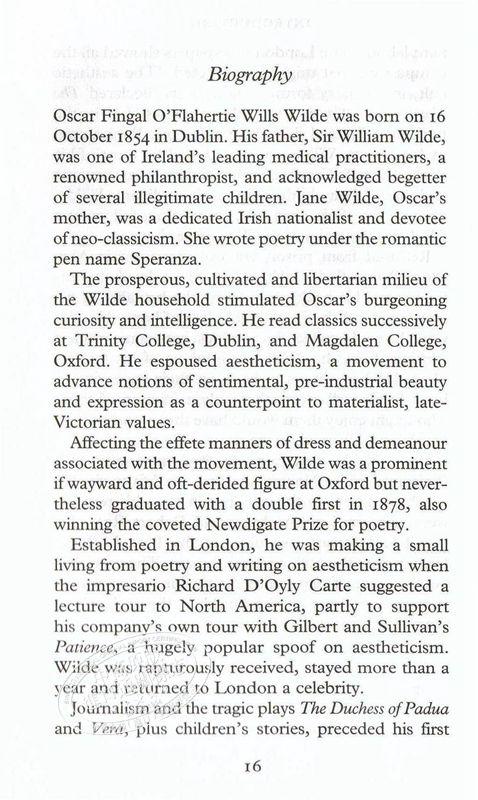 Collectors Library系列：不可儿戏 英文原版 英文文学 The Importance of Being Earnest & Other Plays Oscar Wilde 王尔德 商品图3