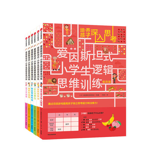 爱因斯坦式：小学生逻辑思维训练（低阶版套装共6册） 少儿 商品图0