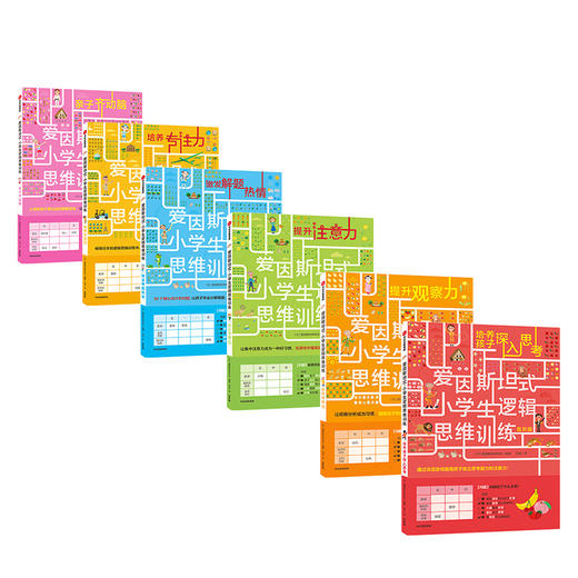 爱因斯坦式：小学生逻辑思维训练（低阶版套装共6册） 少儿 商品图1