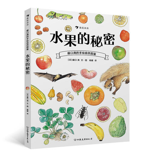 水果的秘密 盛口满的手绘自然图鉴 日本童书研究会推荐儿童插图科普百科绘本书籍 商品图0