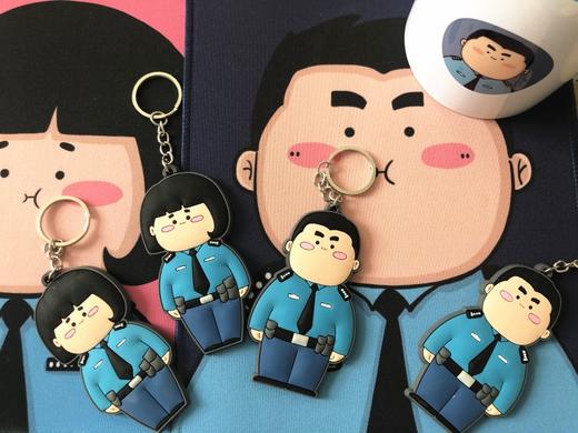 叱咤“嘟嘟和壮壮”钥匙扣 商品图7