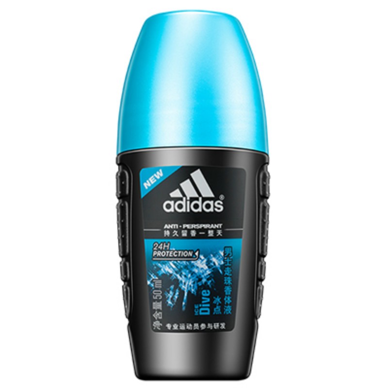 ADIDAS/阿迪达斯 男士冰点走珠香体液 50ML有票JPY带授权招加盟代理