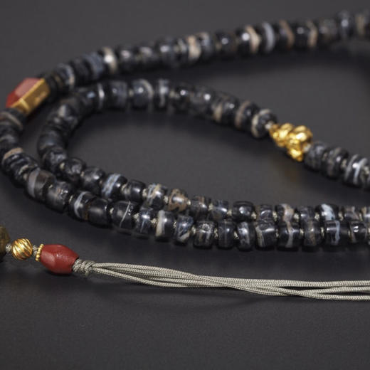 西亚高古滚筒印章珠“征服者”项链 商品图7