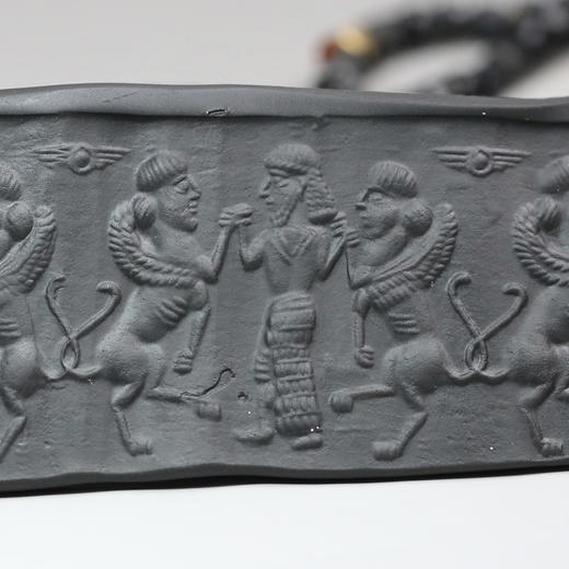 西亚高古滚筒印章珠“征服者”项链 商品图2