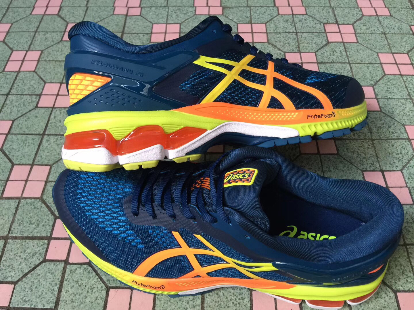 asics亚瑟士正品 k26跑鞋kayano26运动跑步鞋缓震稳定缓冲 夜跑男士