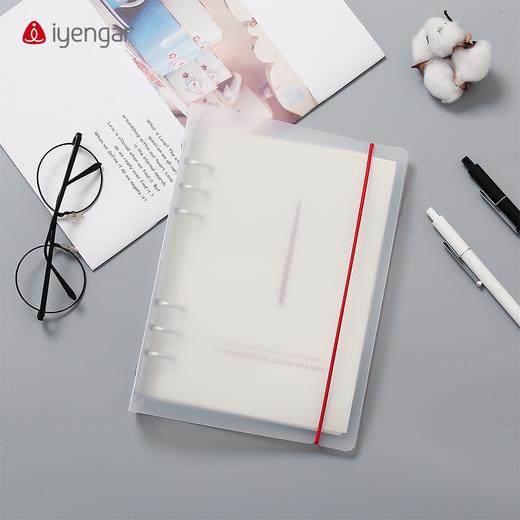 瑜伽A5活页笔记本 道林纸 艾扬格大师语录 可更换内页F1010 商品图2