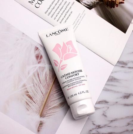 兰蔻 清滢柔肤泡沫洗面奶#粉色125ml（744560） 商品图1