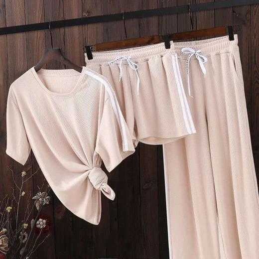 套装女夏闺蜜装阔腿裤学生韩版休闲网红三件套女生社会女装季 商品图2