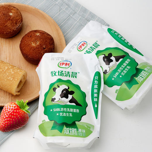 伊利原味发酵乳180g*12袋/箱 商品图3