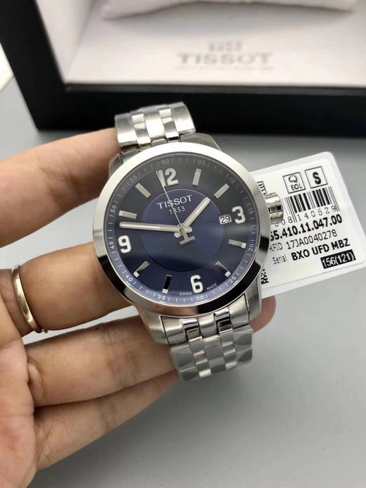 原单品质 TISSOT  天梭 T055骏驰系列
机芯：瑞士石英机芯
镜面：蓝宝石水晶玻璃
底盖：旋转式 商品图0