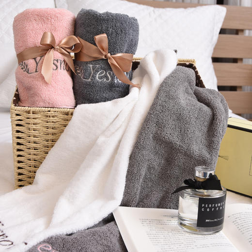 一丝浓纯棉弱捻毛巾对装（营销产品） 商品图1