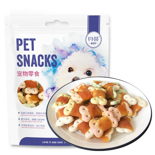 贝蒂鸡肉绕饼干400g去除口臭磨牙健齿磨牙棒 商品图3