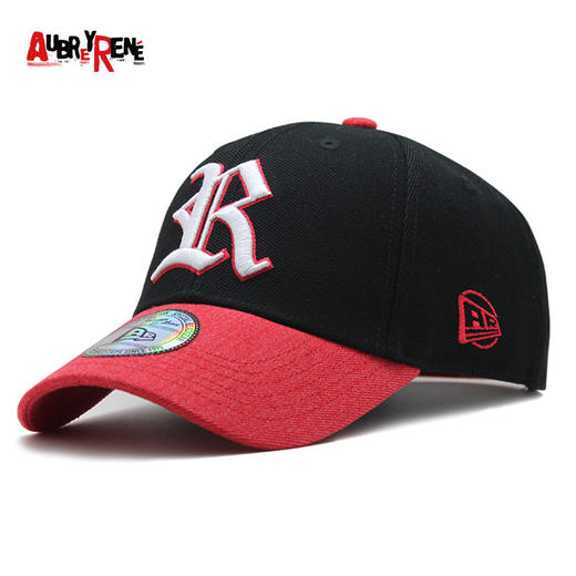 帽子嘻哈街头春夏字母刺绣棒球帽运动服饰男女纯色圆顶鸭舌帽 商品图5