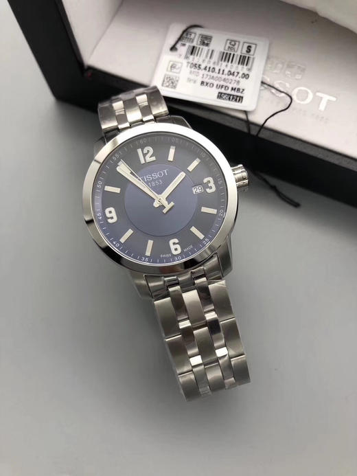 原单品质 TISSOT  天梭 T055骏驰系列
机芯：瑞士石英机芯
镜面：蓝宝石水晶玻璃
底盖：旋转式 商品图4