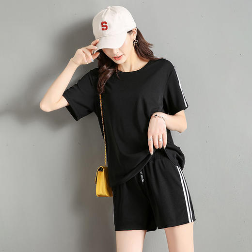 套装女夏闺蜜装阔腿裤学生韩版休闲网红三件套女生社会女装季 商品图5