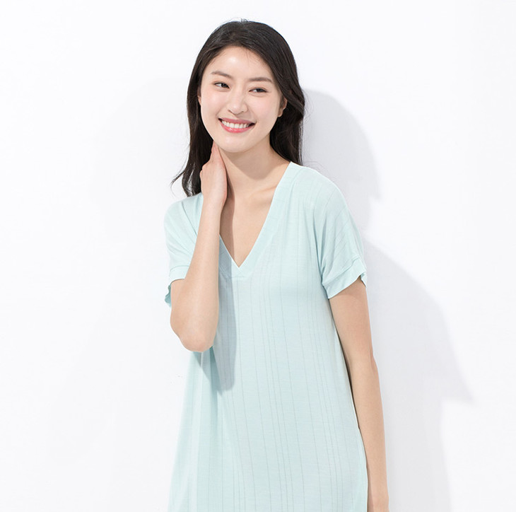 in and on·牛奶纤维睡裙,套装│用"牛奶"做的睡衣,清凉爽滑,睡觉穿好