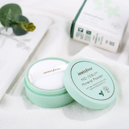 悦诗风吟散粉 新款 控油 透明 适合大油田~ 矿物质遮瑕定妆薄荷蜜粉 5g INNISFREE/innisfree 商品图1