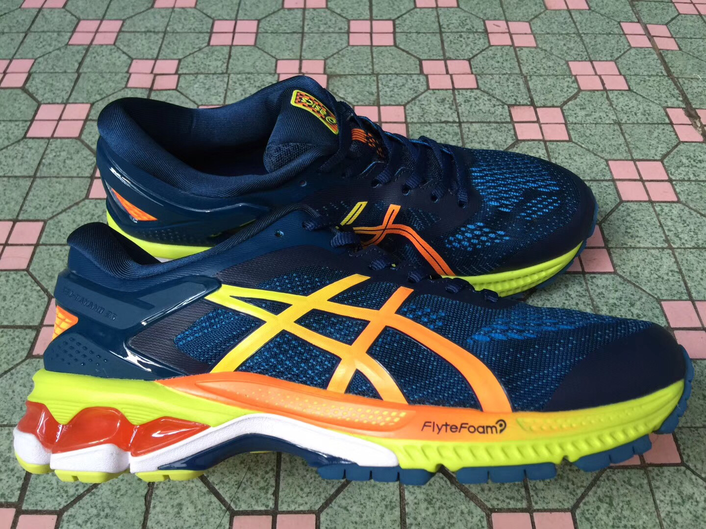 asics亚瑟士正品 k26跑鞋kayano26运动跑步鞋缓震稳定缓冲 夜跑男士