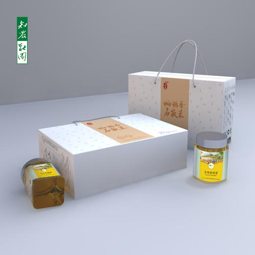 【2024龙年贺岁/B套餐】石板米5kg礼盒*2，黑蜂椴树蜜*2 商品图1
