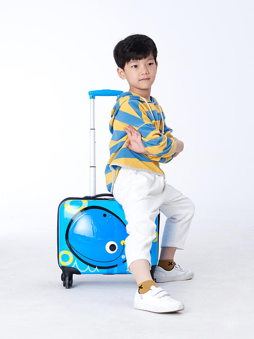 银座3D可爱儿童行李箱18寸迷你拉杆箱万向轮男女孩旅行箱 L-1505-1 商品图5