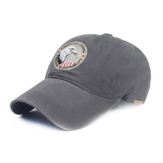 棒球帽男士纯棉刺绣鹰头鸭舌帽女士户外运动服饰帽 商品图6