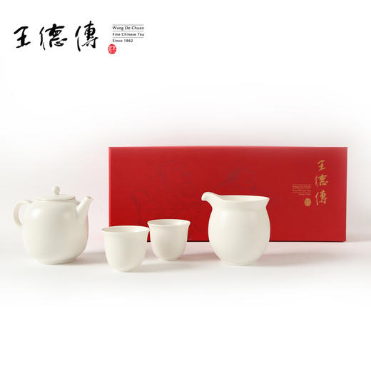 羊脂白茶具组-1壶/1茶海/2杯 商品图2