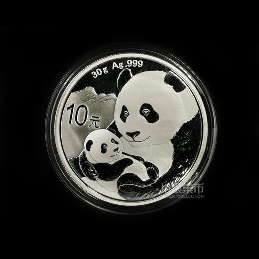 2019年熊猫30克银币 商品图0