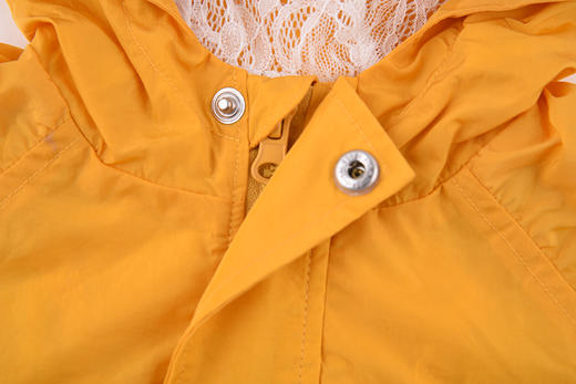 棉果果春秋季女童插肩袖长袖风衣外套 M322130319450 商品图2