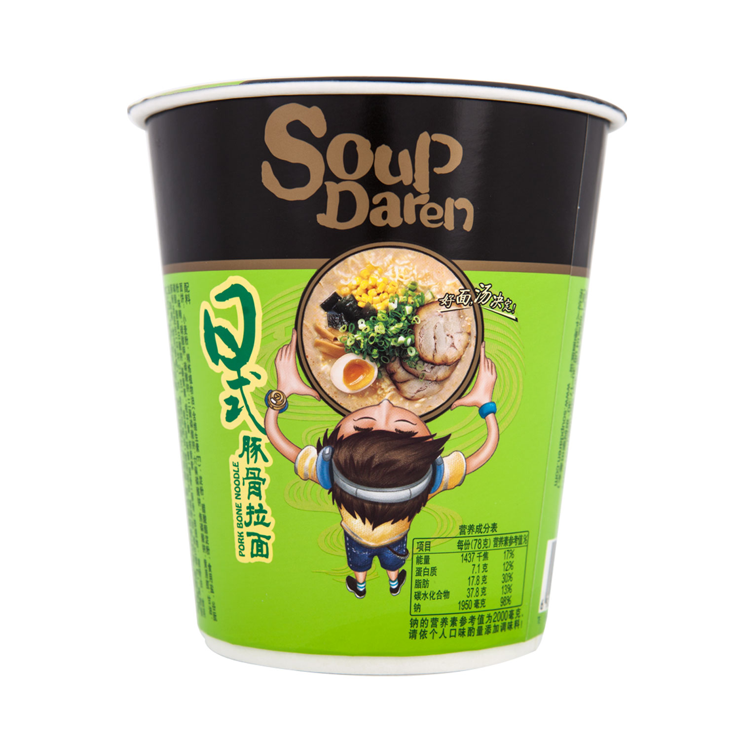 汤达人 日式豚骨拉面 杯面