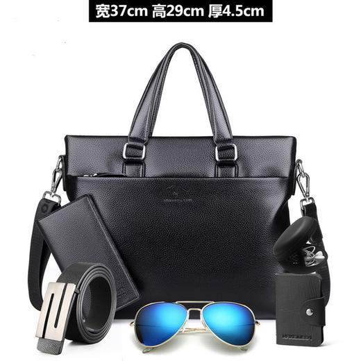 鹰歌袋鼠男包手提包商务单肩箱包斜挎包男士包公文包 商品图7