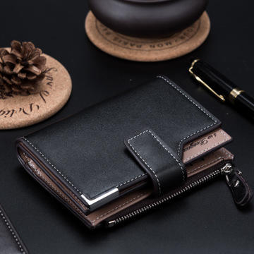 男士钱包男短款大容量多卡位钱夹多功能箱包时尚零钱包 商品图6