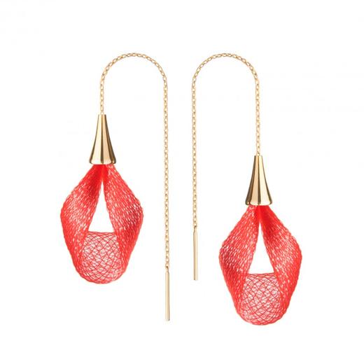 北京仓｜Vlum-Petale-树莓红 耳线［法国设计师］ 商品图0