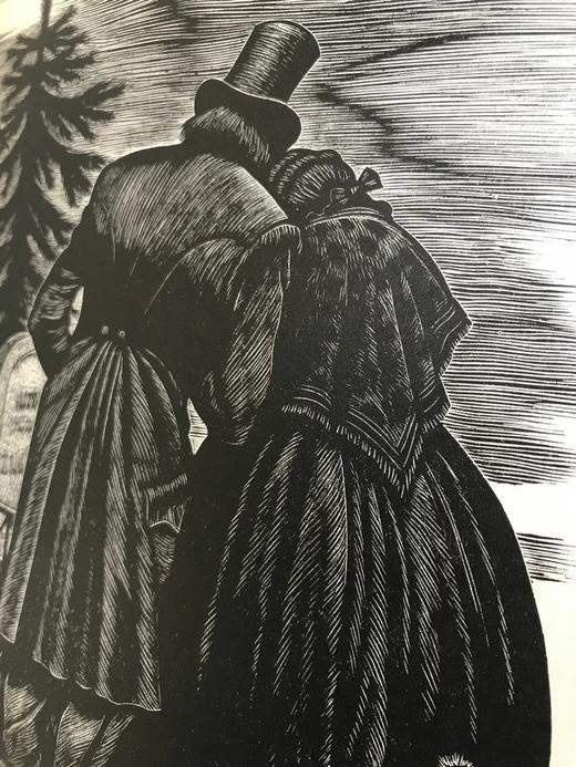 屠格涅夫《父与子》艾肯伯格版画插图 漆布面精装18开 带书匣