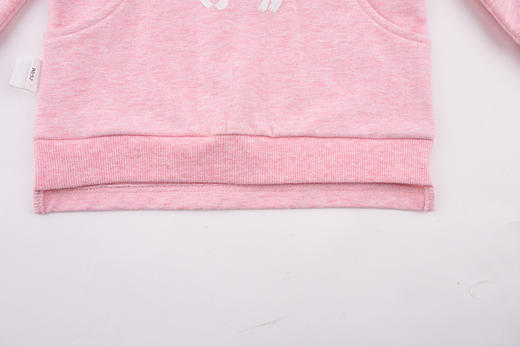 棉果果春秋季女童小毛圈长款连帽卫衣 M322182219437 商品图1