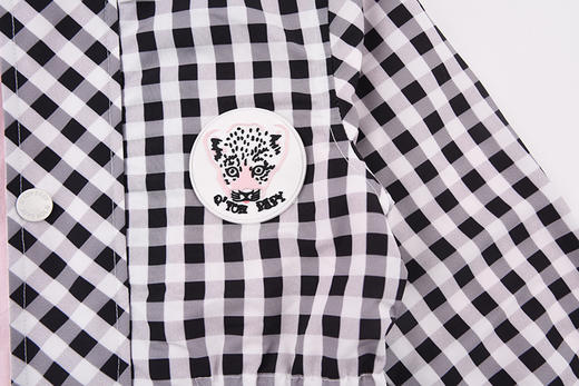 棉果果春秋季女童格子长袖外套 M322130319449 商品图2