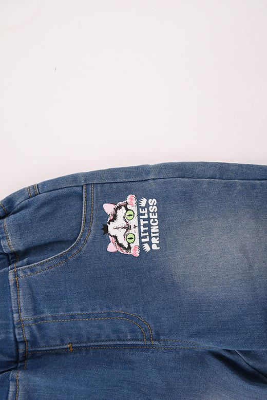 棉果果春秋季女童牛仔长裤  M322200219460 商品图4