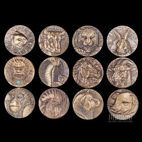 上海造币 《十二生肖兽首铜章》