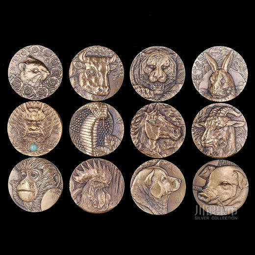 上海造币 《十二生肖兽首铜章》 商品图0