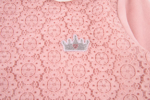 棉果果春秋季女童天鹅绒娃娃领套头连体衣 M322727219455 商品图3