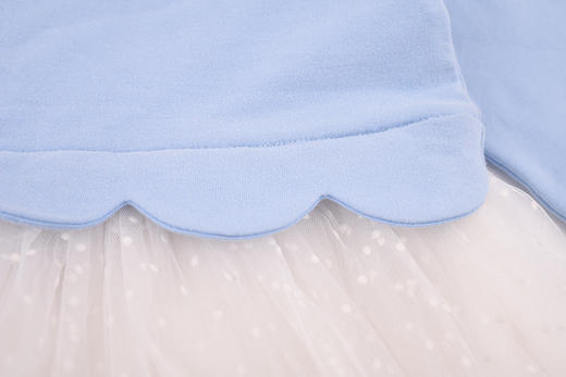 棉果果春秋季女童网纱长袖连衣裙  M322211219451 商品图2