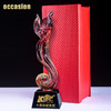 10周年奖杯定制古法琉璃定做企业年会水晶庆典表彰高档员工颁奖 商品缩略图4