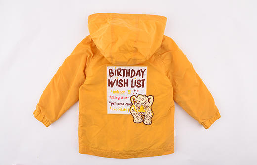 棉果果春秋季女童插肩袖长袖风衣外套 M322130319450 商品图3