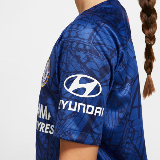 nike耐克切尔西主场球迷版儿童运动短袖AJ5798495 商品图3