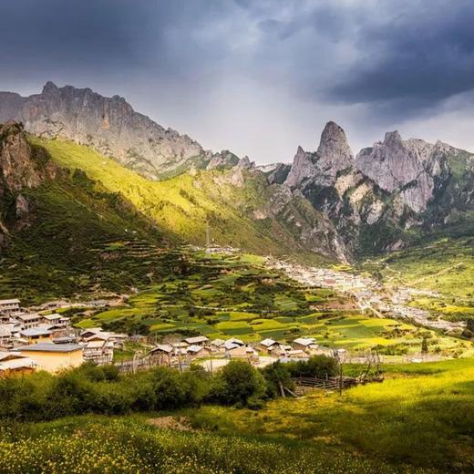 若尔盖扎尕那平生未见的绚丽风景