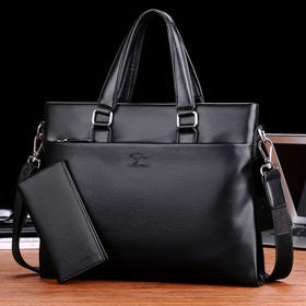 鹰歌袋鼠男包手提包商务单肩箱包斜挎包男士包公文包