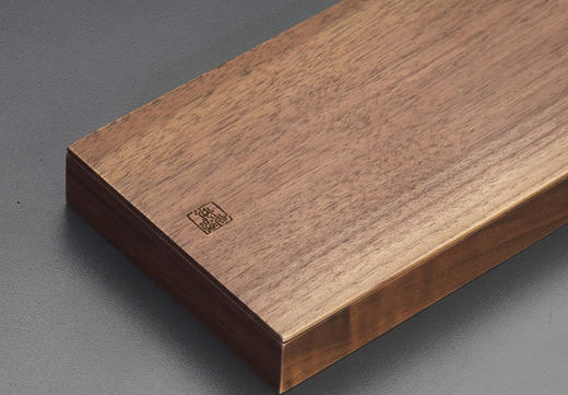 【实木泉匣】黑胡桃全实木(明式素面中金/源泰评级币双枚装收藏盒(MH2Y) 商品图2